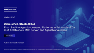 Zoho’s Full-Stack AI Bet: From SaaS to Agentic-powered Platforms with Launch of Zia LLM, ASR Models, MCP Server, and Agent Marketplace